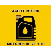 ACEITE PARA MOTOS